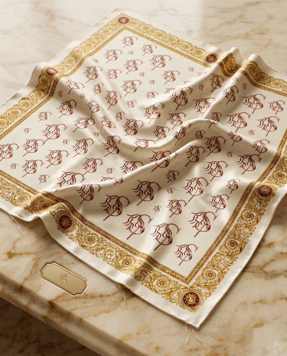 Baroque Silk Scarf · Women