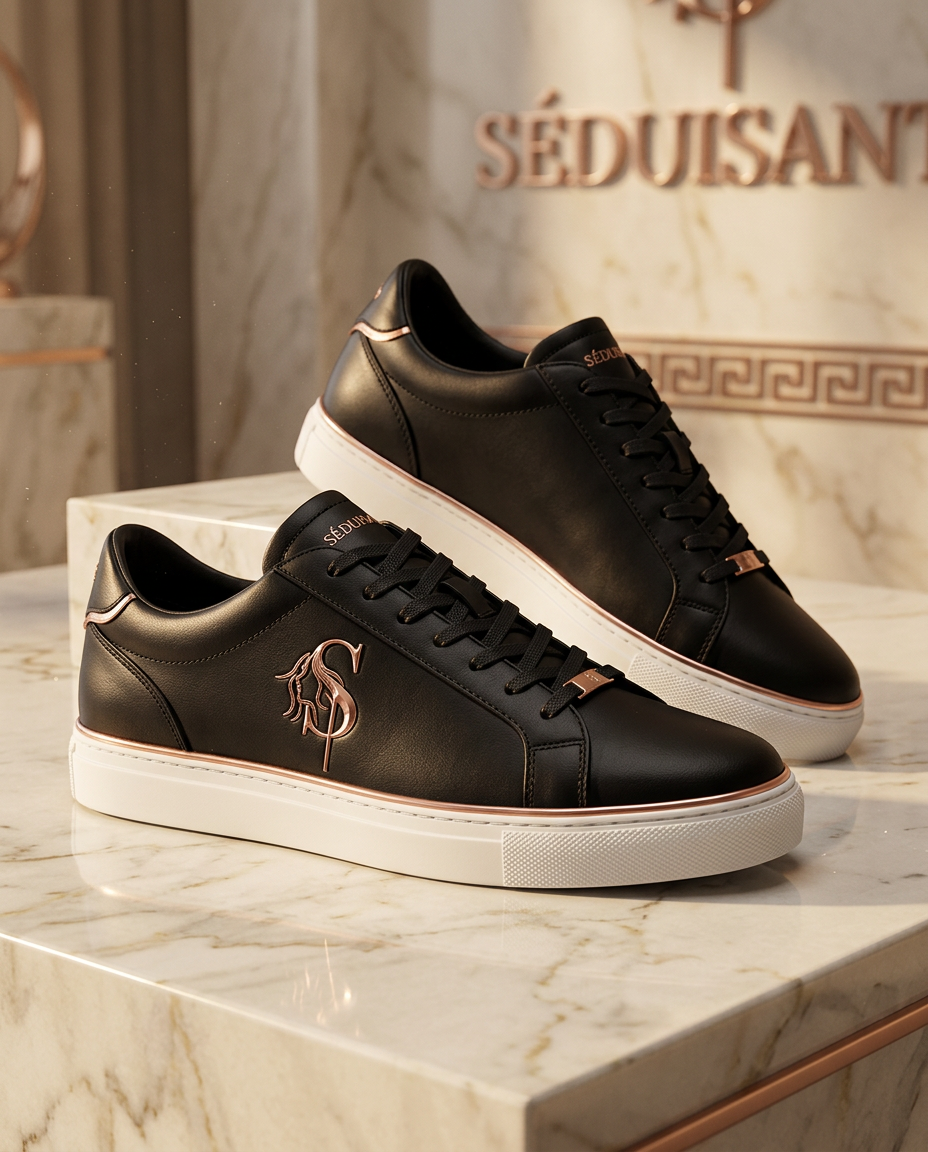 Crest Leather Sneakers · Men